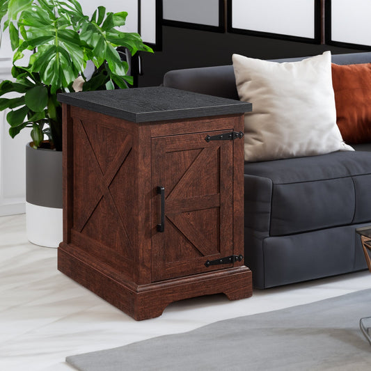 Farmhouse tea table bedside table