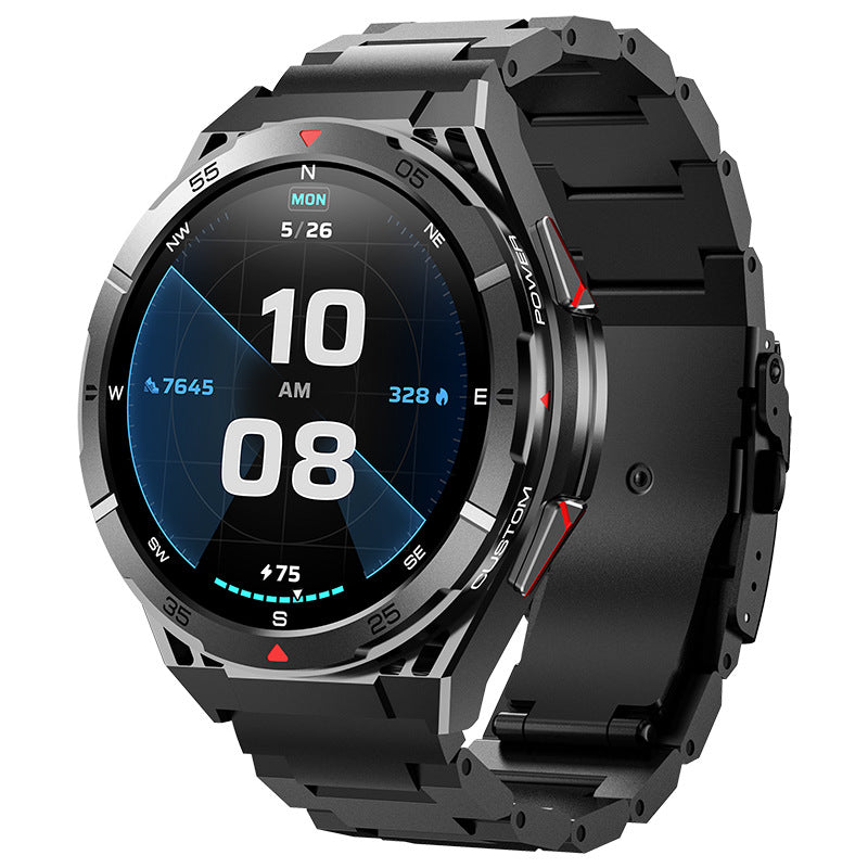 X2B smartwatch Bluetooth call dual band GPS pressure compass