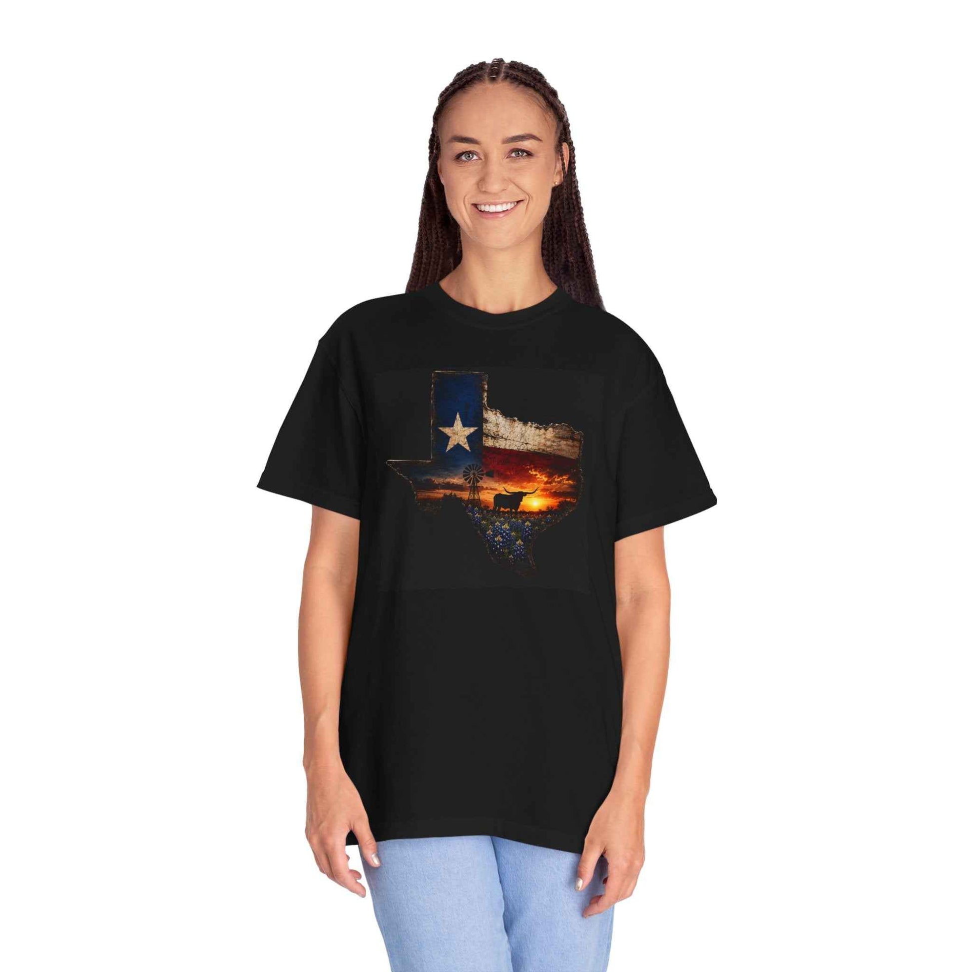 Sunset in Texas T-Shirt — Retro Texas Sunset Tee