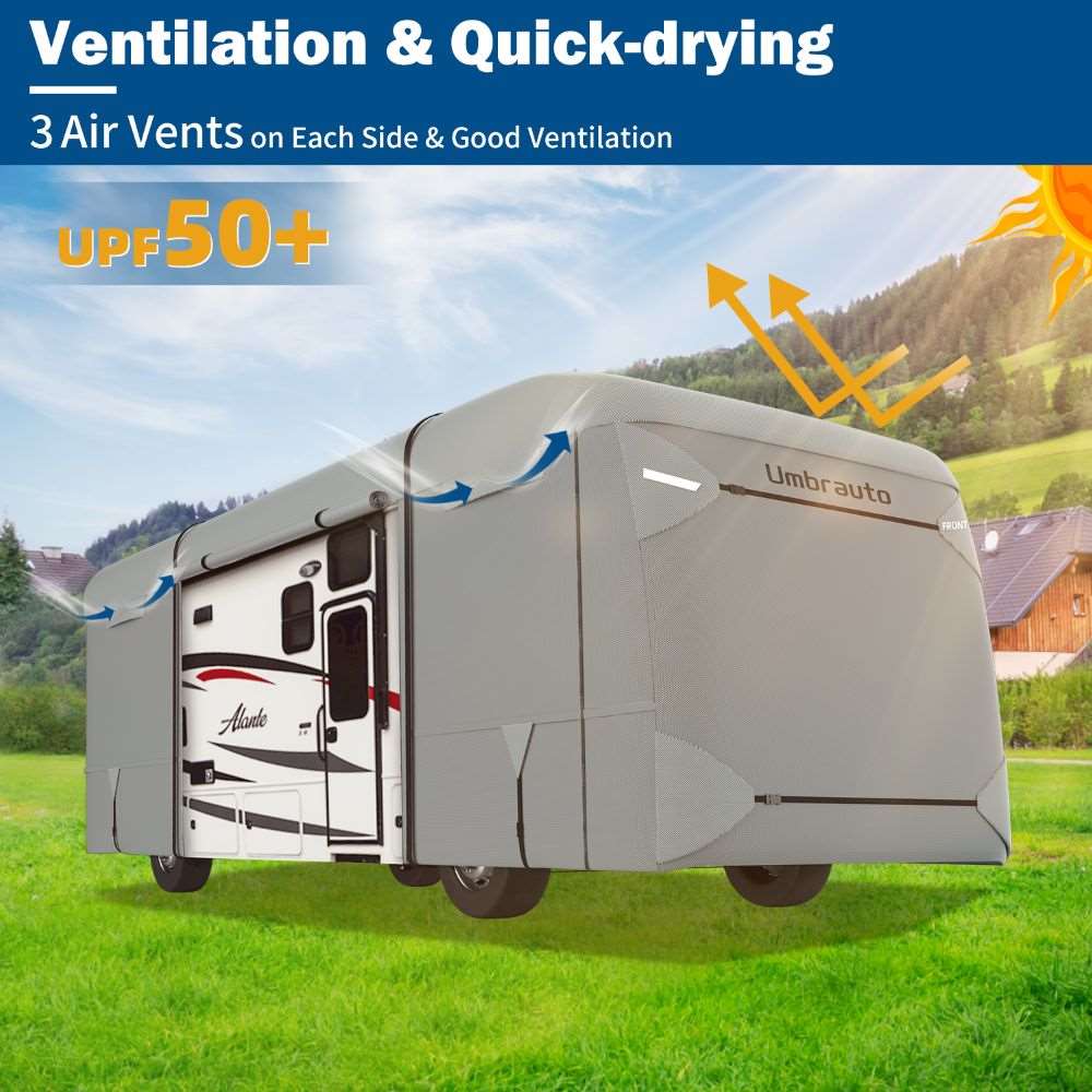 Umbrauto Class A RV Cover Upgraded Heavy Duty