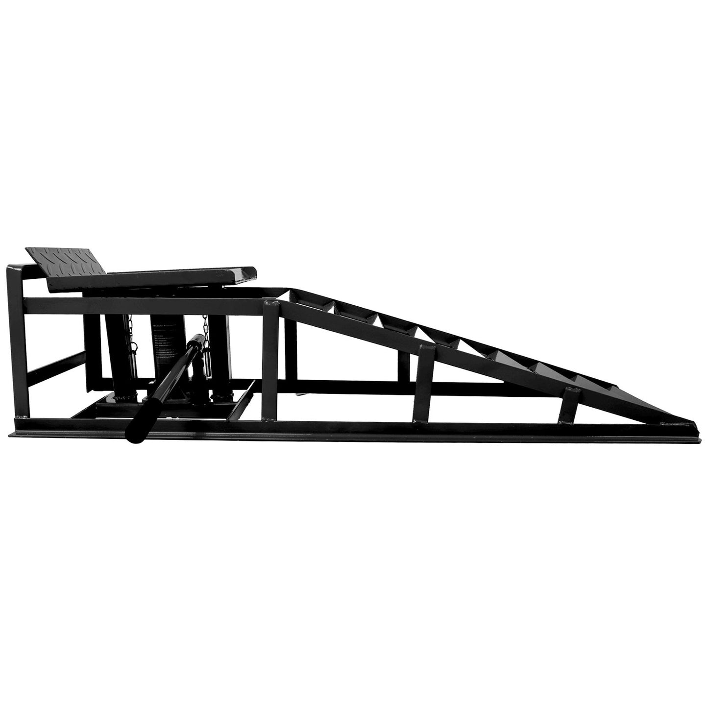 Car truck service ramp lift, garage car lift hydraulic ramp black 5-ton