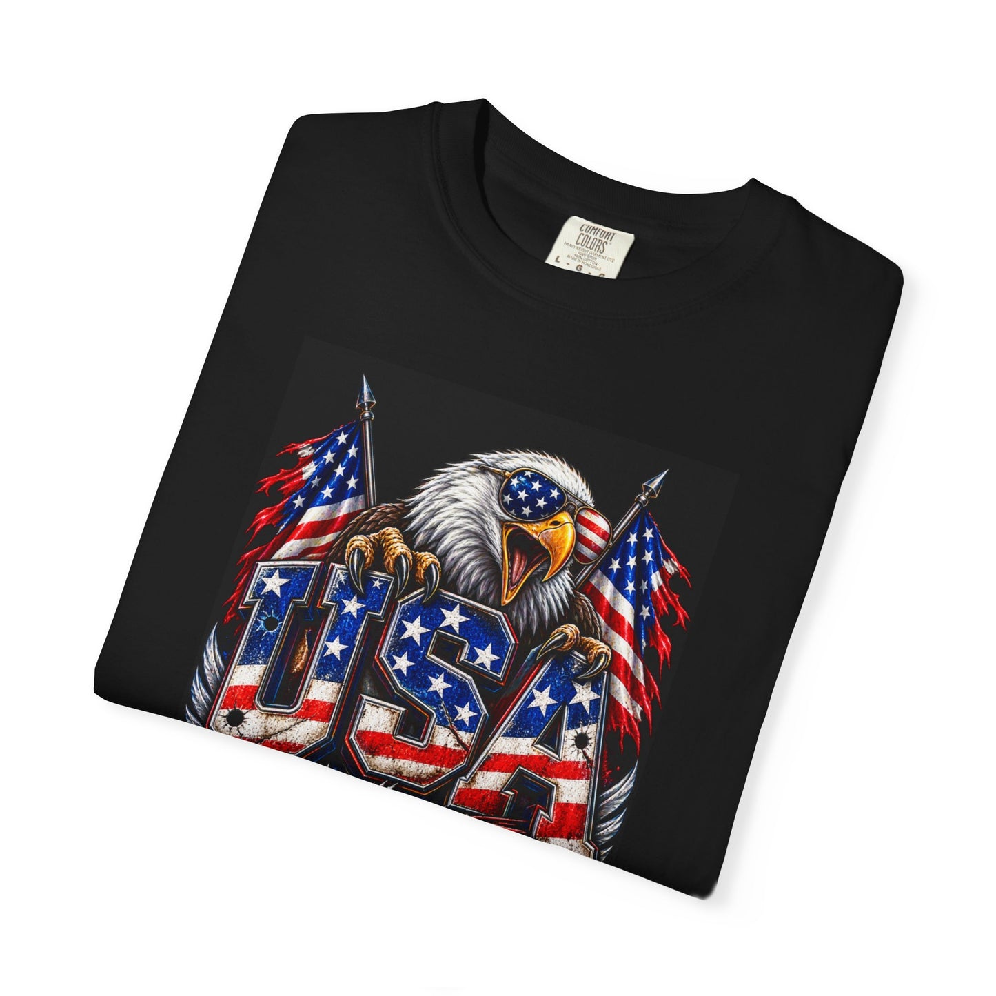 Graphic T-Shirt - USA AF Eagle Design for Patriotic Comfort