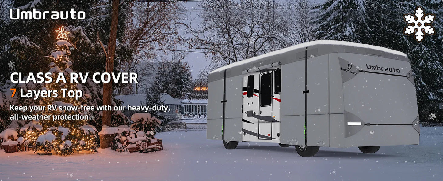 Umbrauto Class A RV Cover Upgraded Heavy Duty