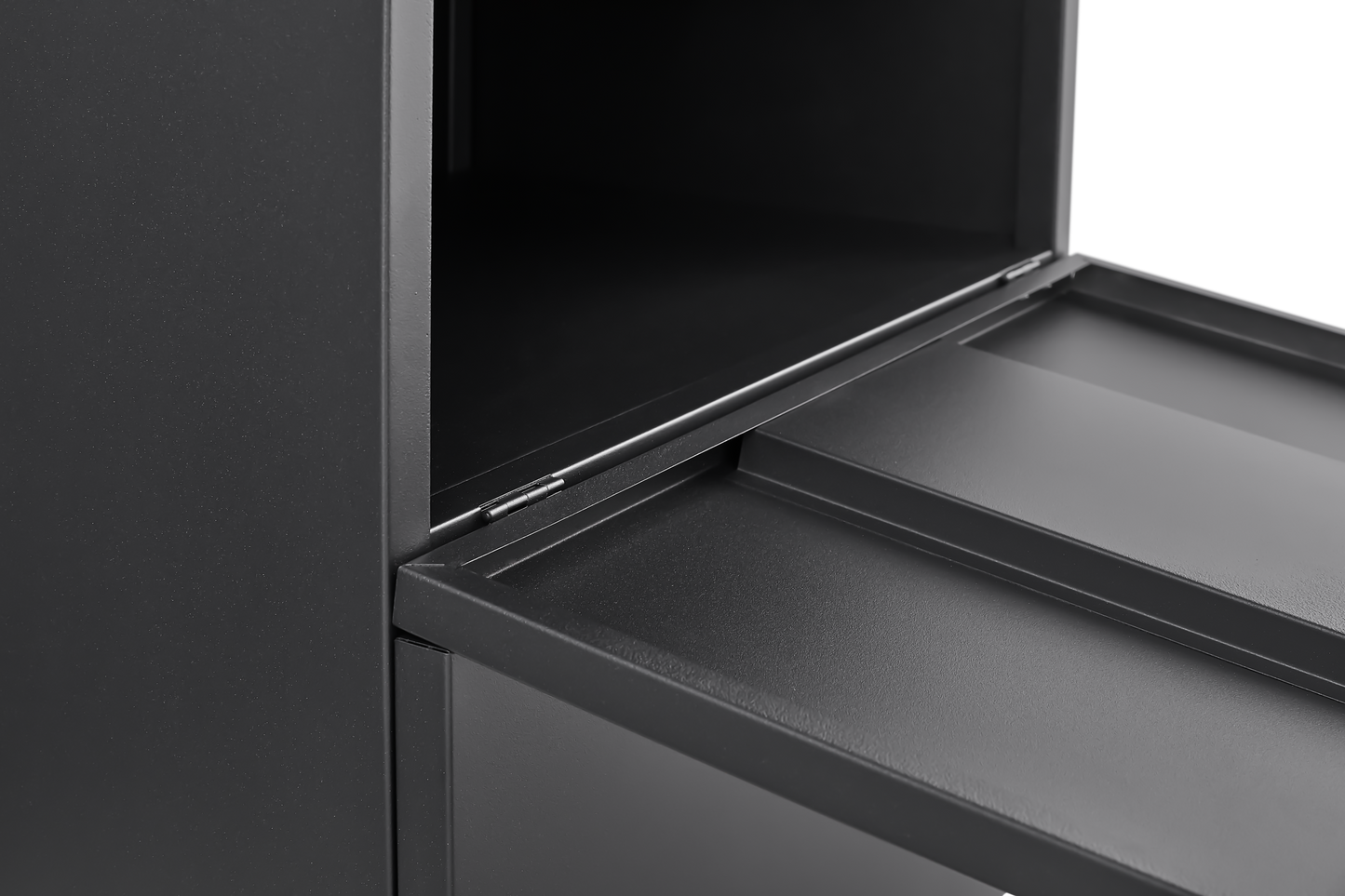 Office furniture Copier Cabinet black 2 door steel copier stand