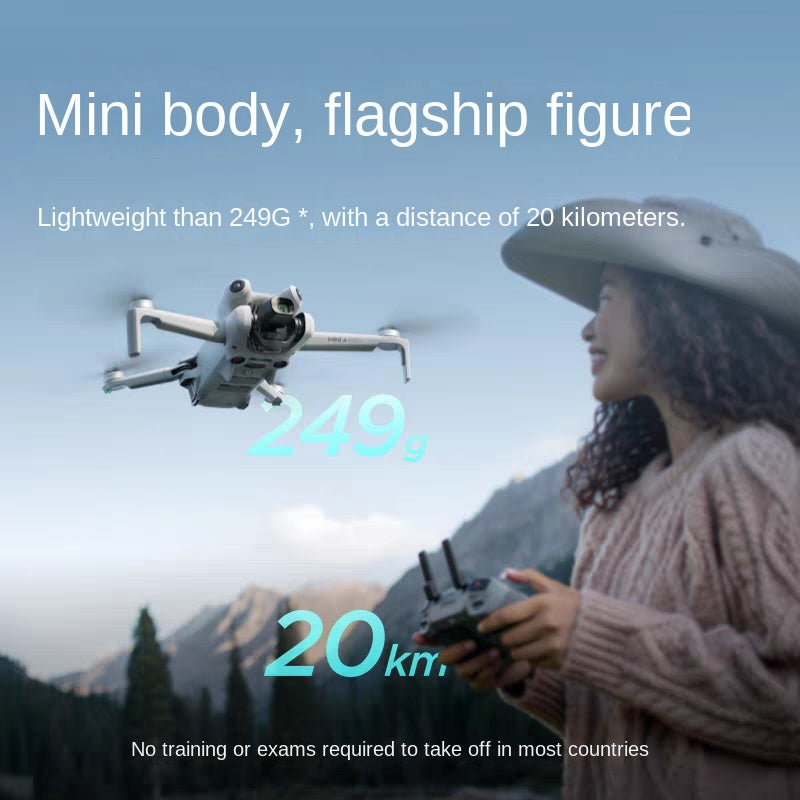 DJI Mini 4 Pro, an all-in-one mini aerial camera from DJI, is an entry-level drone