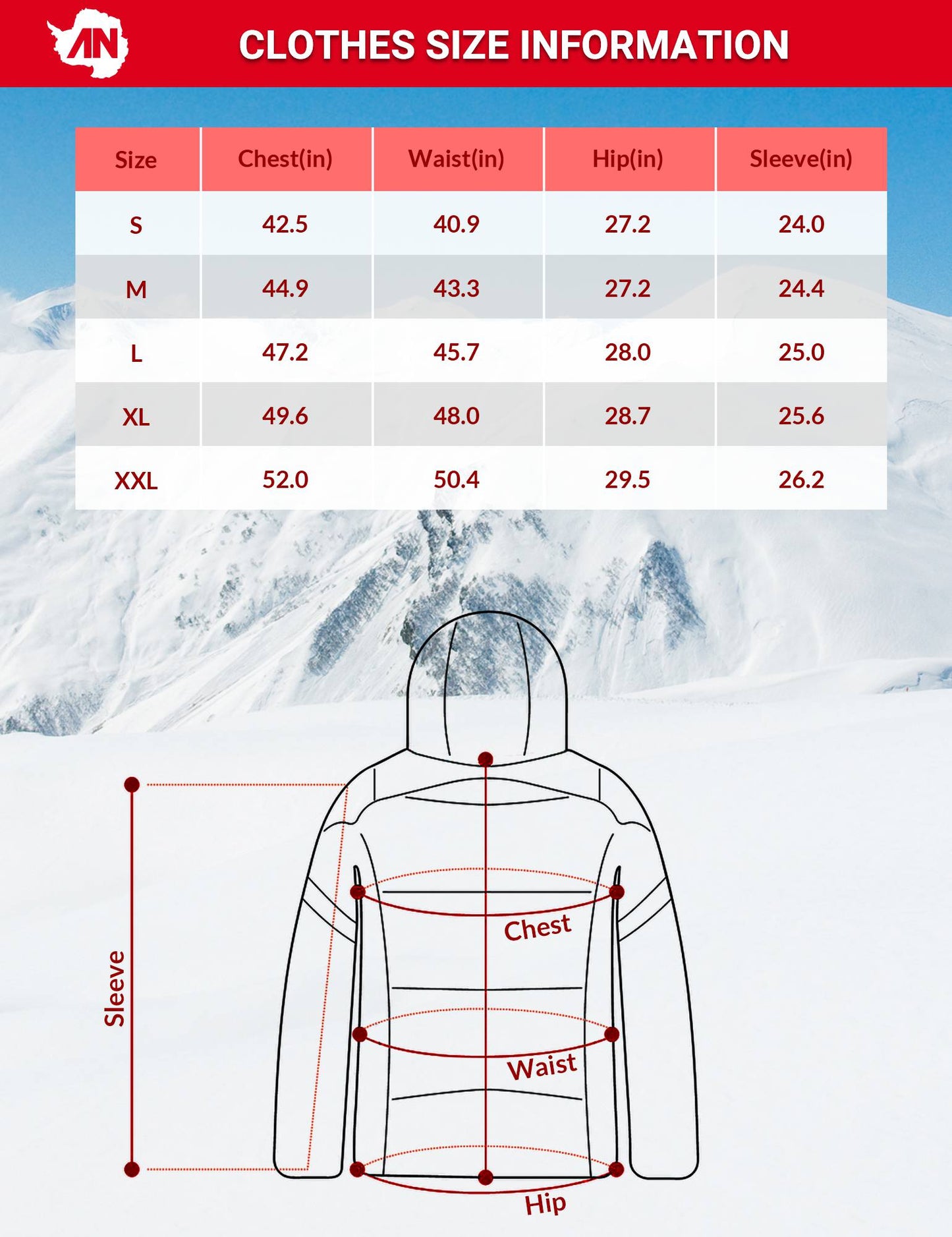 ANTARCTICA GEAR Heated Jacket for Men and Women