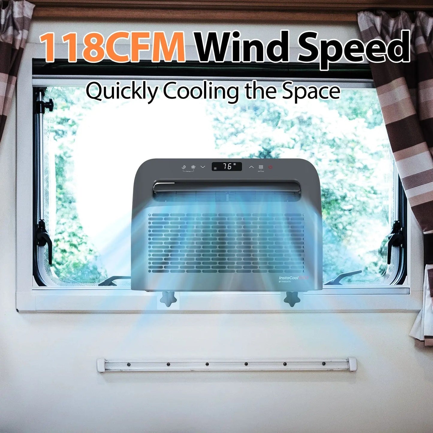 Fogatti InstaCool Go Portable Window Air Conditioner