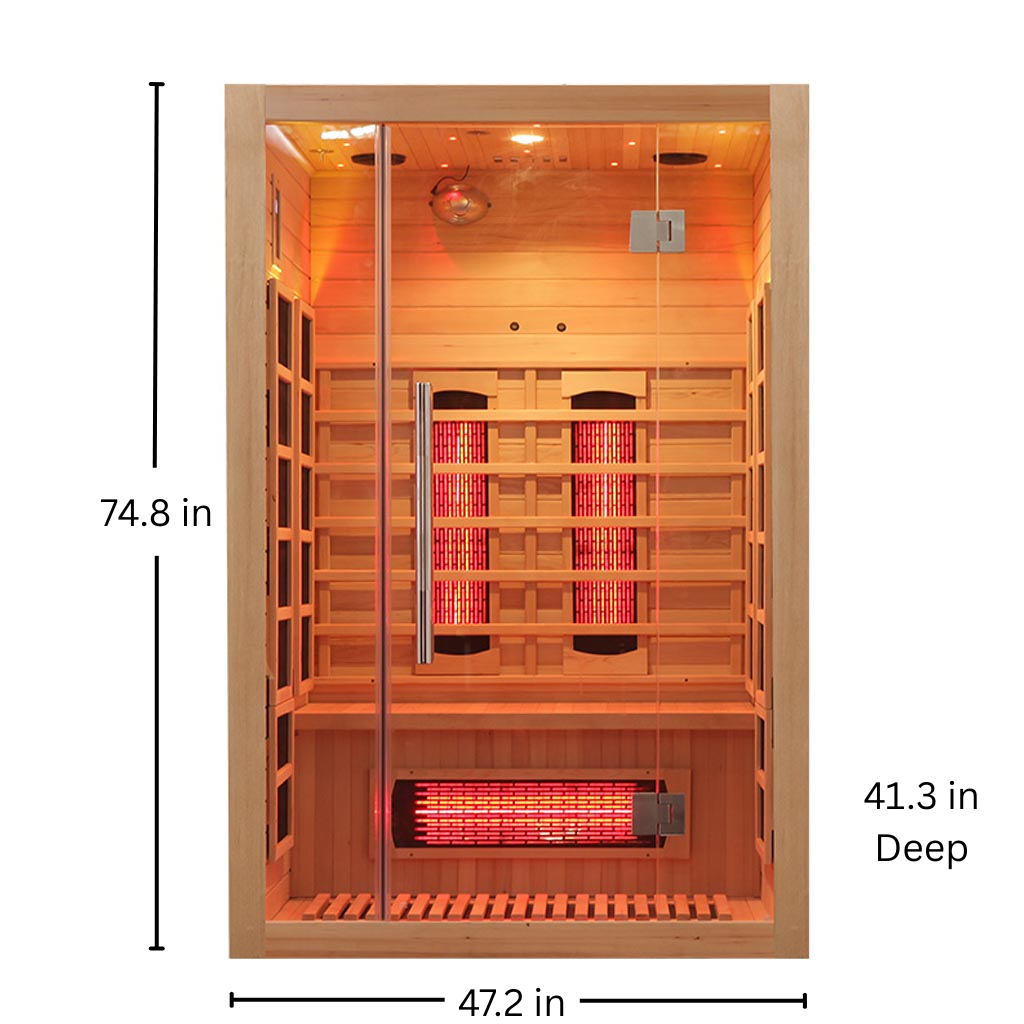BKX Full Spectrum Infrared Sauna - Core Series - 2 Person