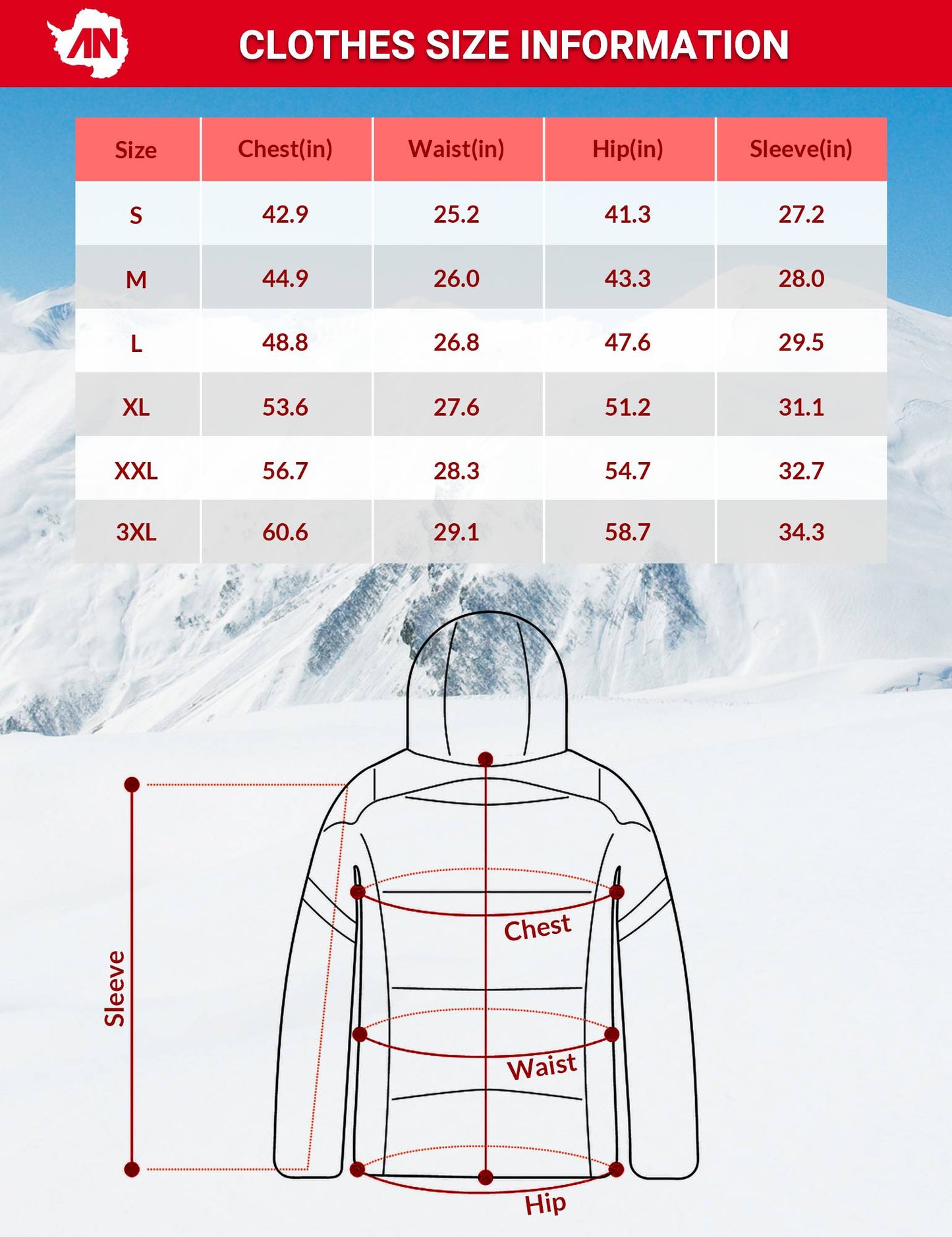ANTARCTICA GEAR Heated Jacket for Men and Women