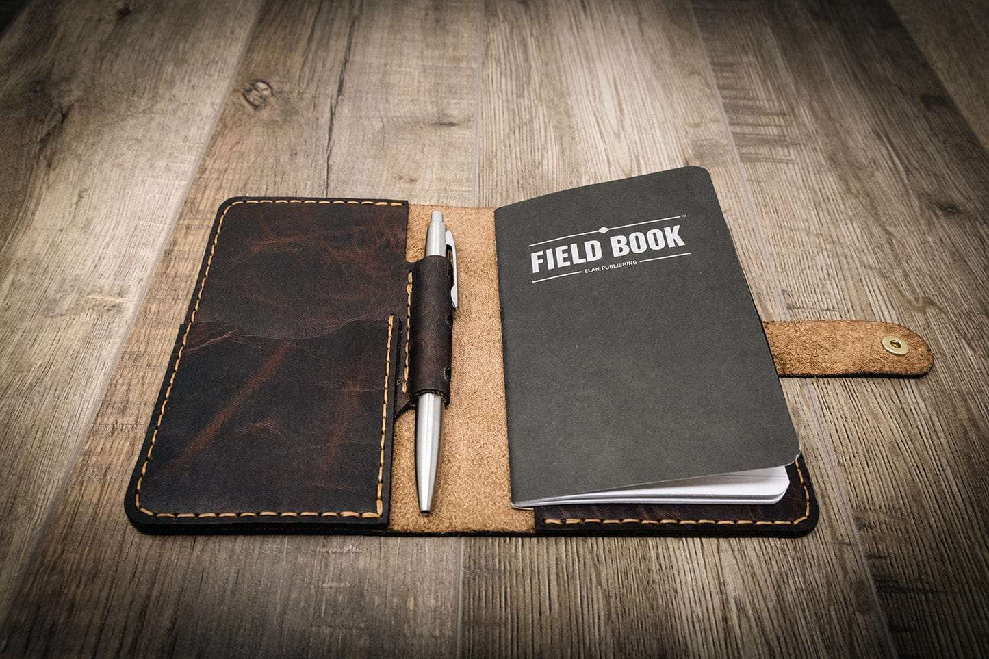 Leather Field Notes Cover - Walnut Brown