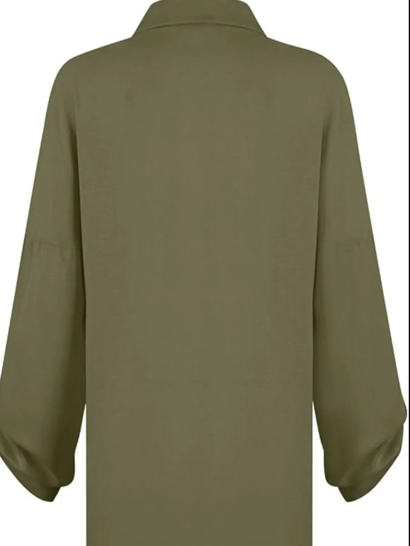 Button Down Long Sleeve Shirt Dress