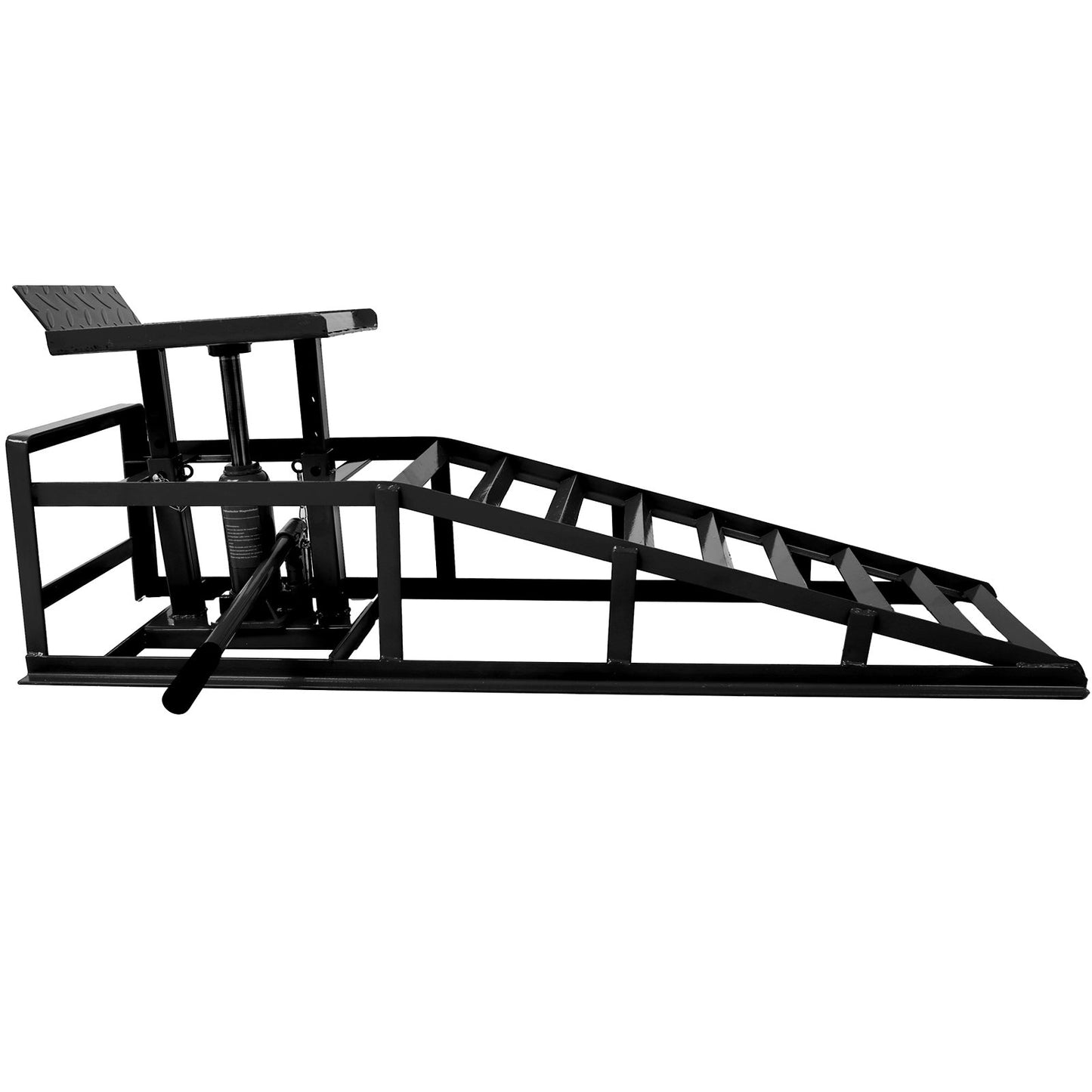 Car truck service ramp lift, garage car lift hydraulic ramp black 5-ton