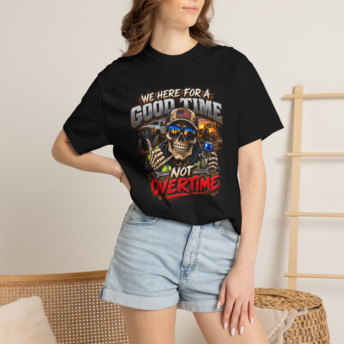T-Shirt: Good Time Not Overtime for Comfort & Style