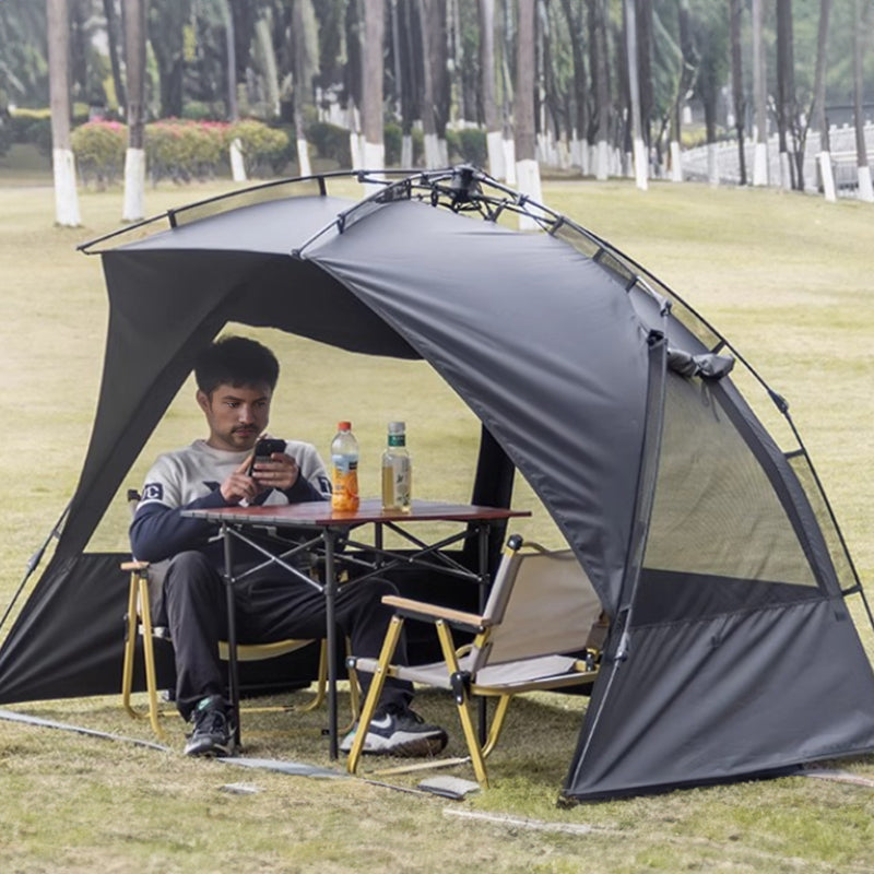 Outdoor 3-4 person one-touch quick-set tent