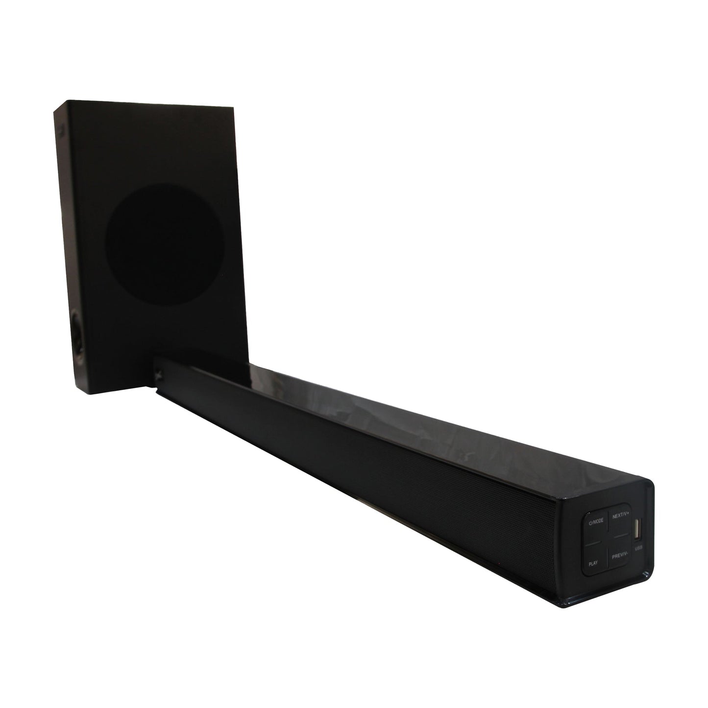 Supersonic 35" Optical Bluetooth Soundbar and Subwoofer with Large LED Display (SC-1422SBW)