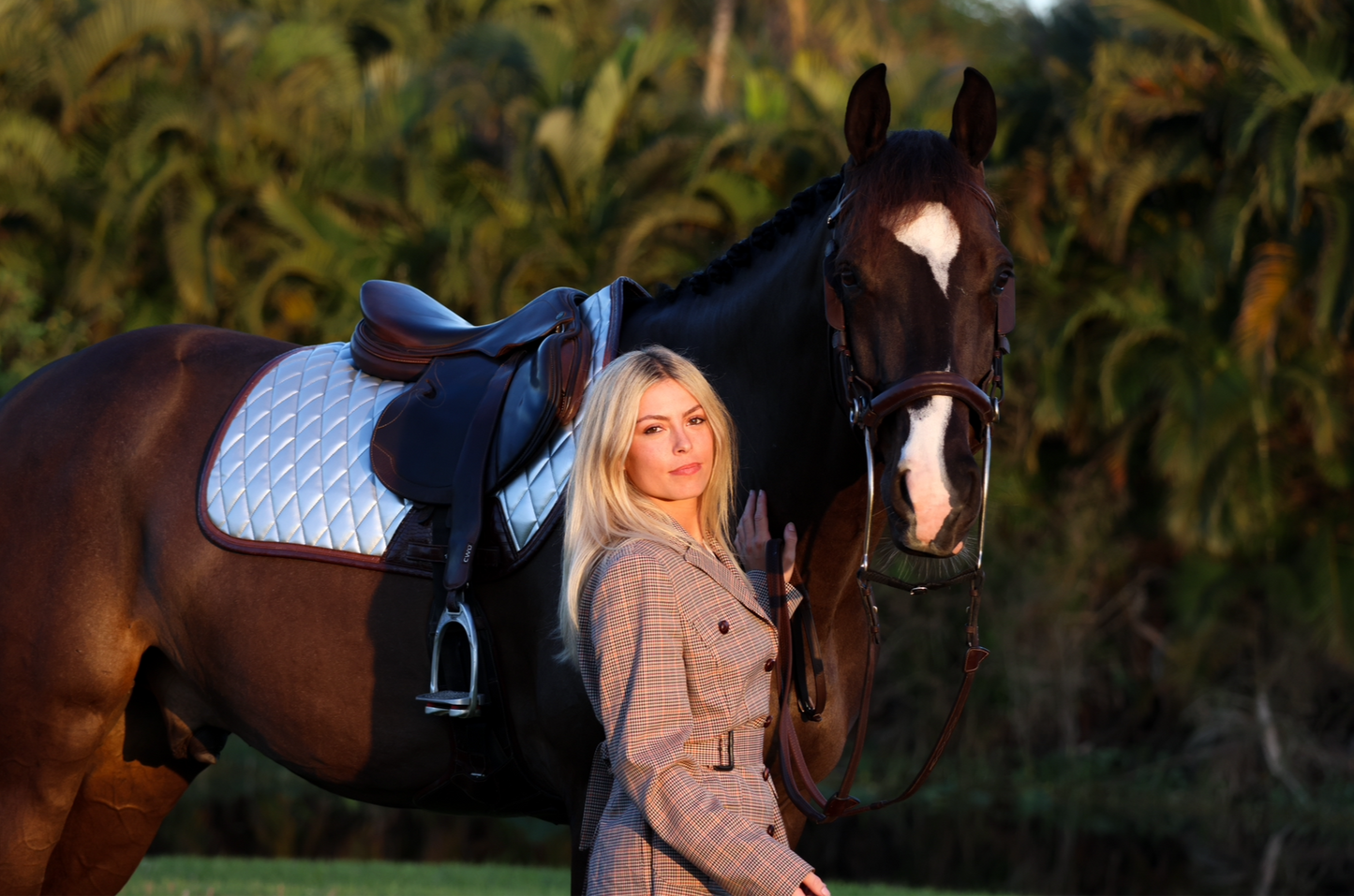 Saddle Pad | Chrome