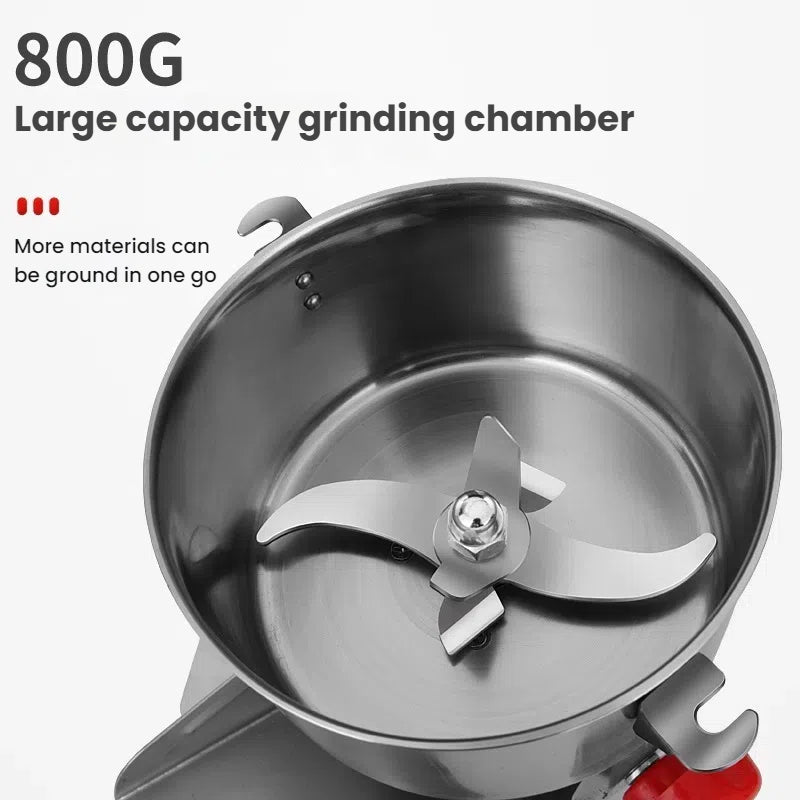 3000W, 800G Parts - Free Big - Capacity Grinder