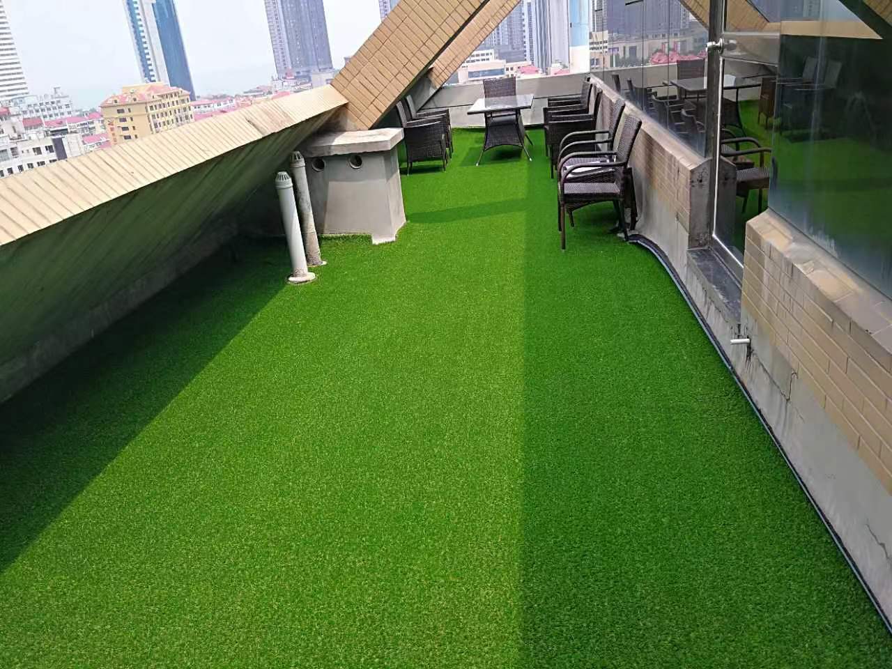 5FTX8FT outdoor artificial grass running blanket