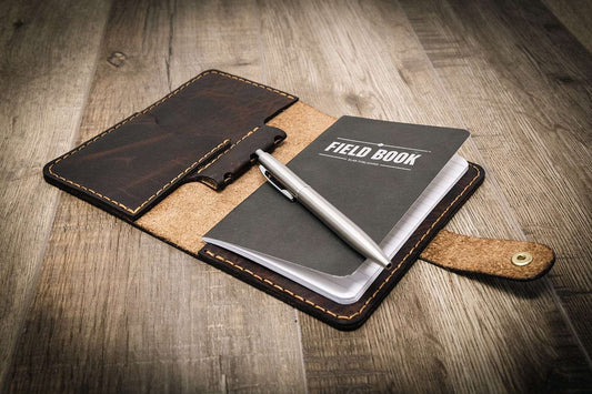 Leather Field Notes Cover - Walnut Brown