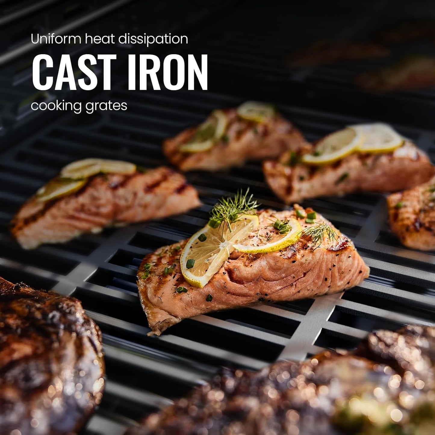 4-Burner BBQ Propane Gas Grill, 42,000 BTU Stainless Steel