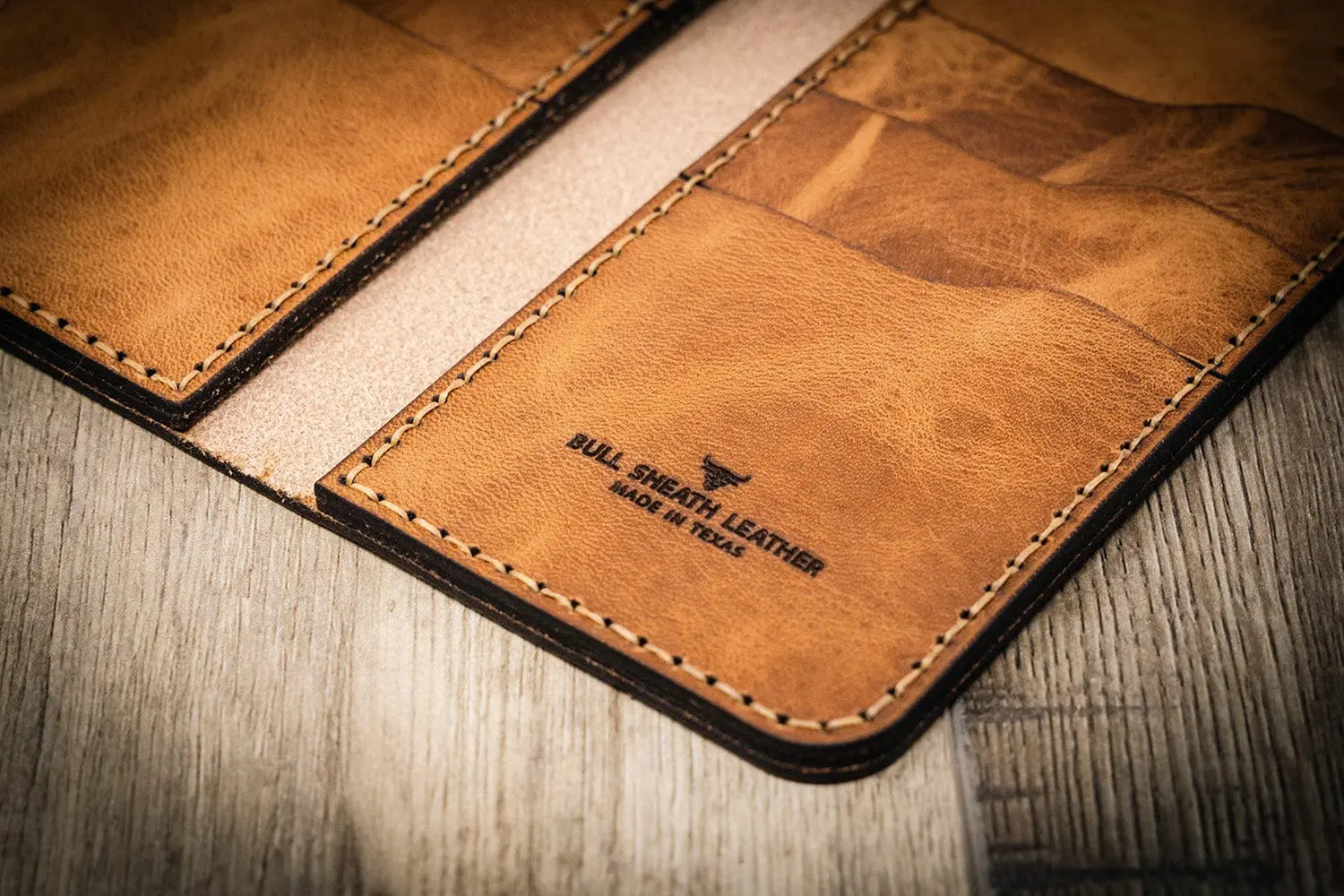 Western Long Wallet - Saddle Tan