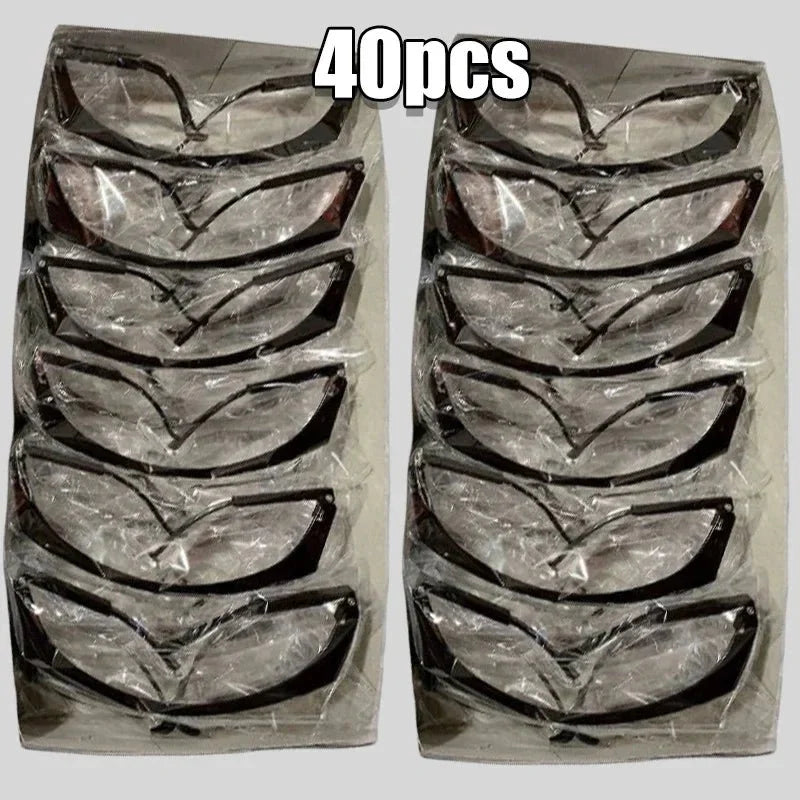 40pcs Anti-Splash Safety Goggles for Work, DIY & Eye Protection