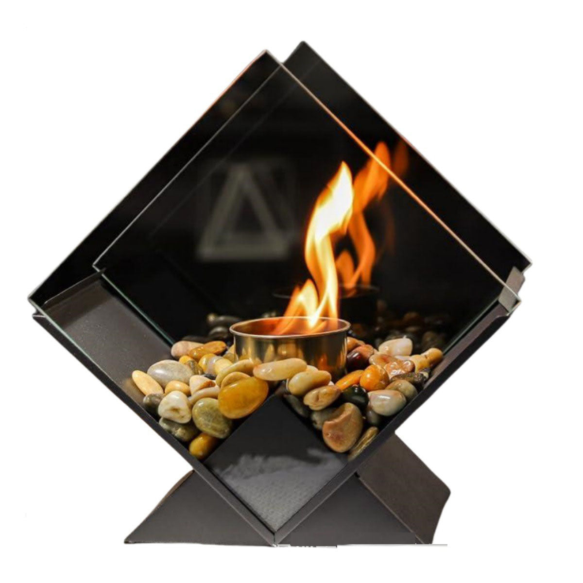 Desktop alcohol fireplace real fire fireplace portable viewing and heating