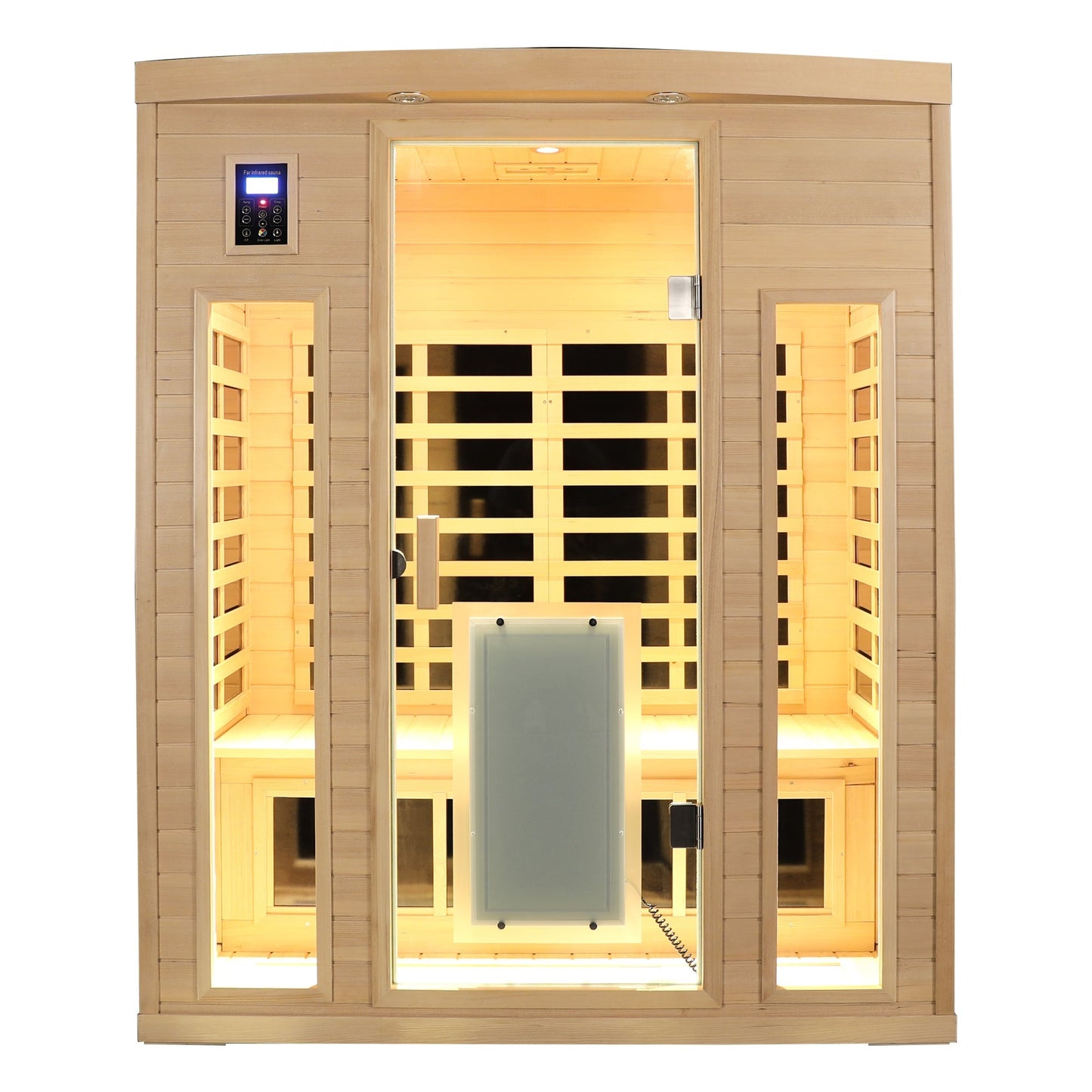 Three-person sauna room