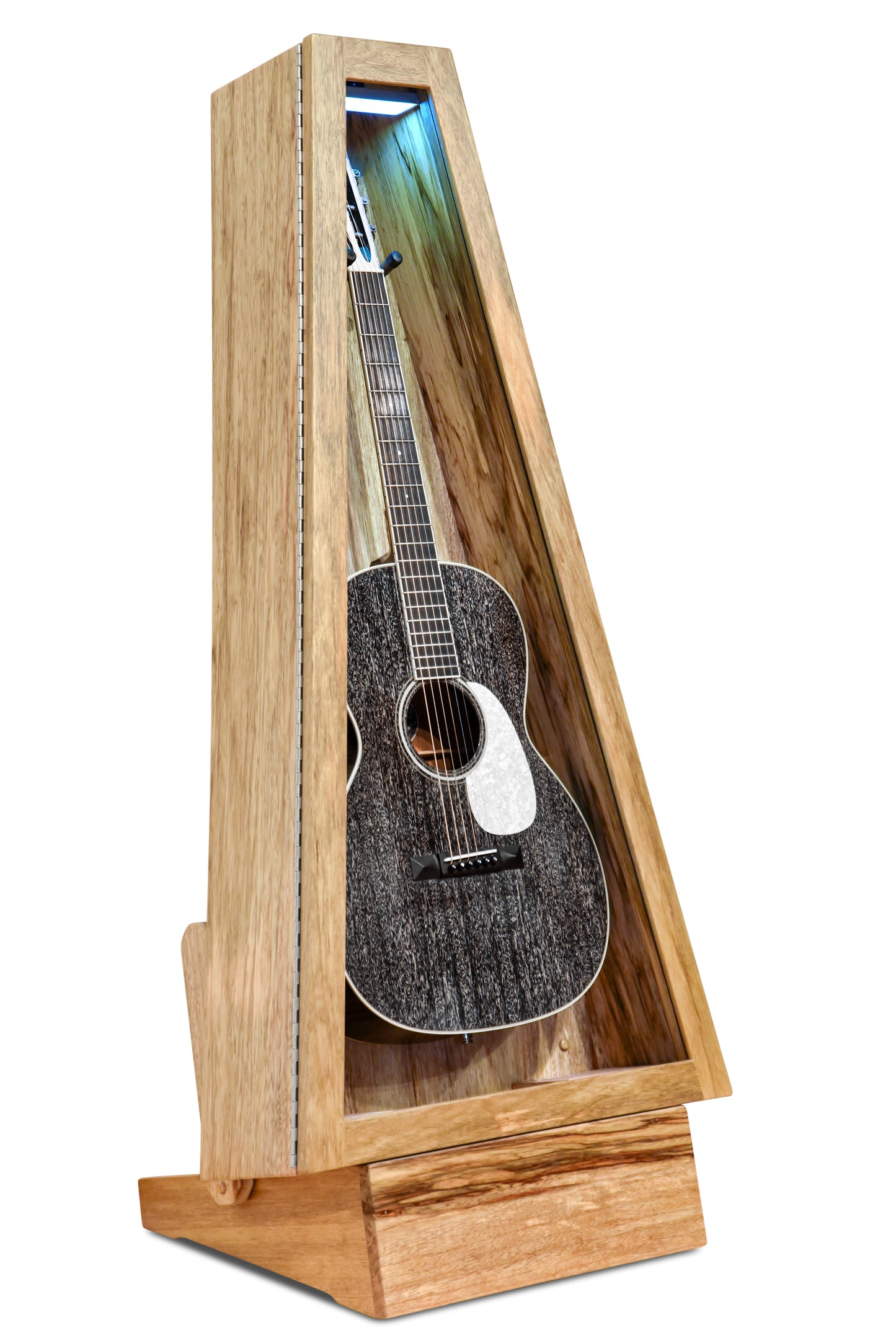 ClimaStand Triangle Humidor with Base - Black Limba