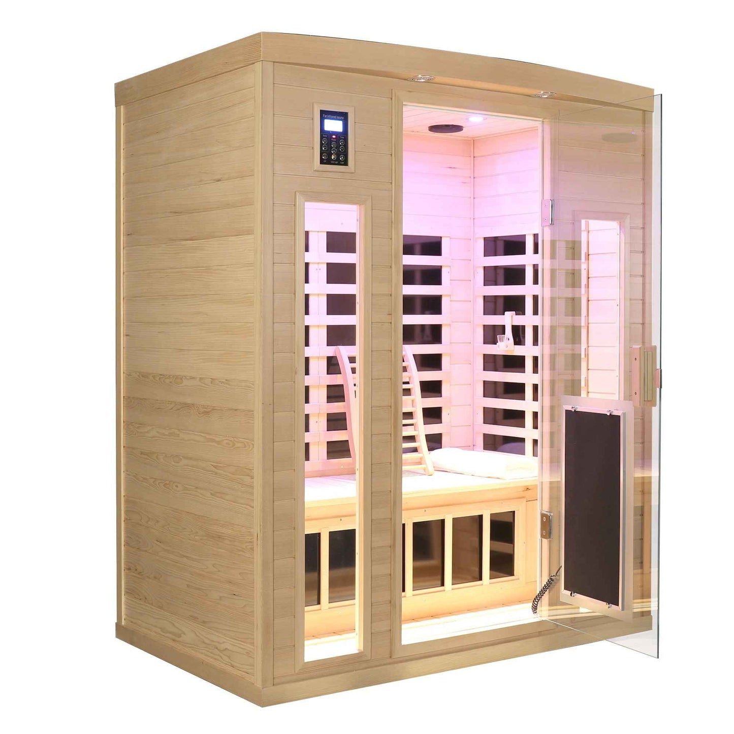 Three-person sauna room