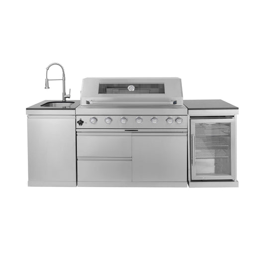 Stainless Steel Outdoor BBQ Kitchen Island Grill