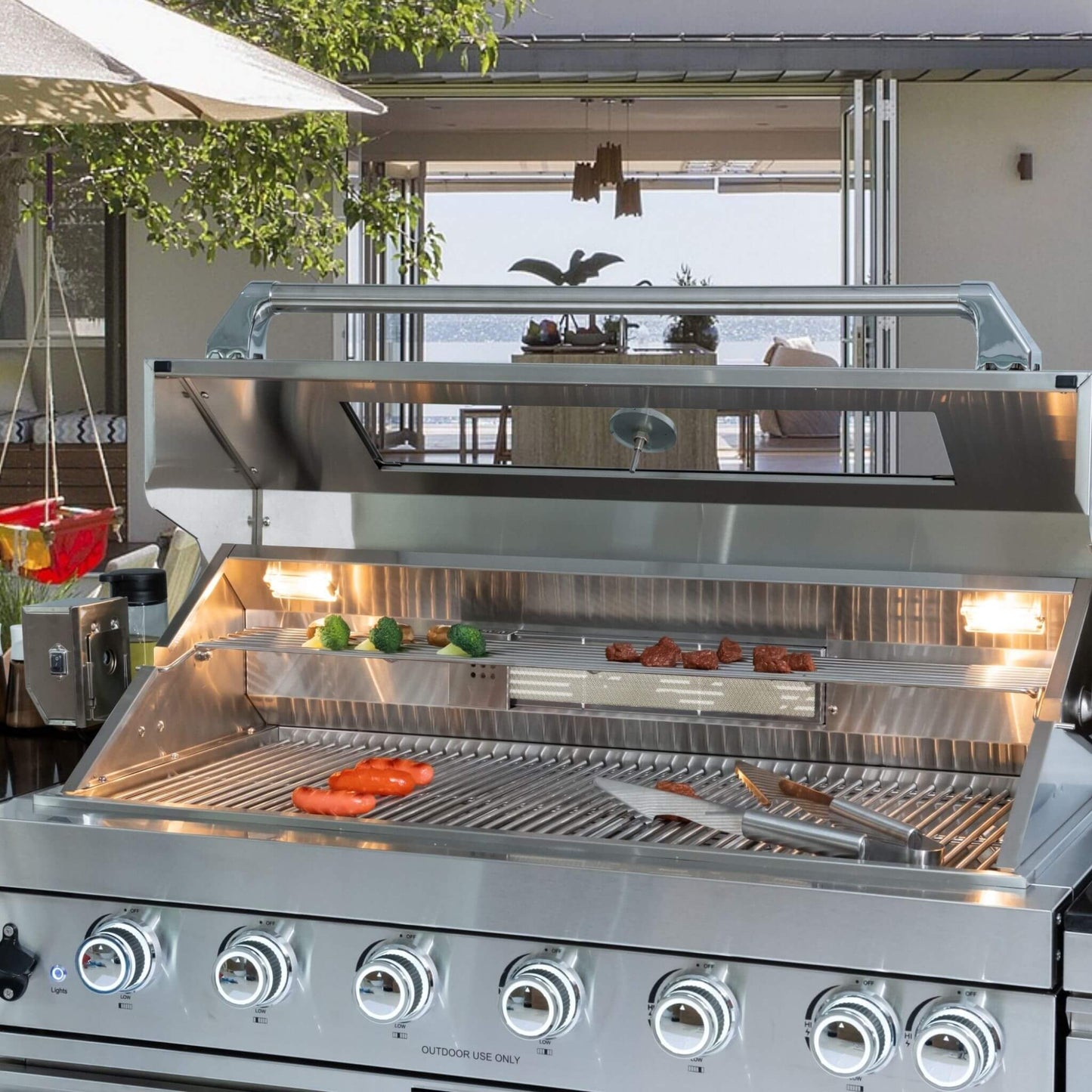 Stainless Steel Outdoor BBQ Kitchen Island Grill