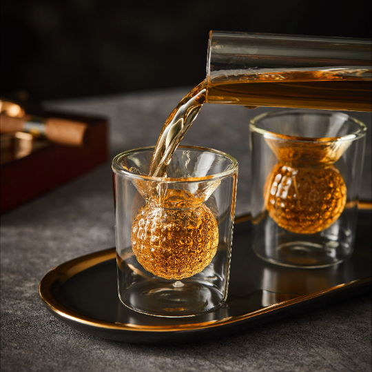 Golf Decanter Set - Elevate Your Whiskey Experience