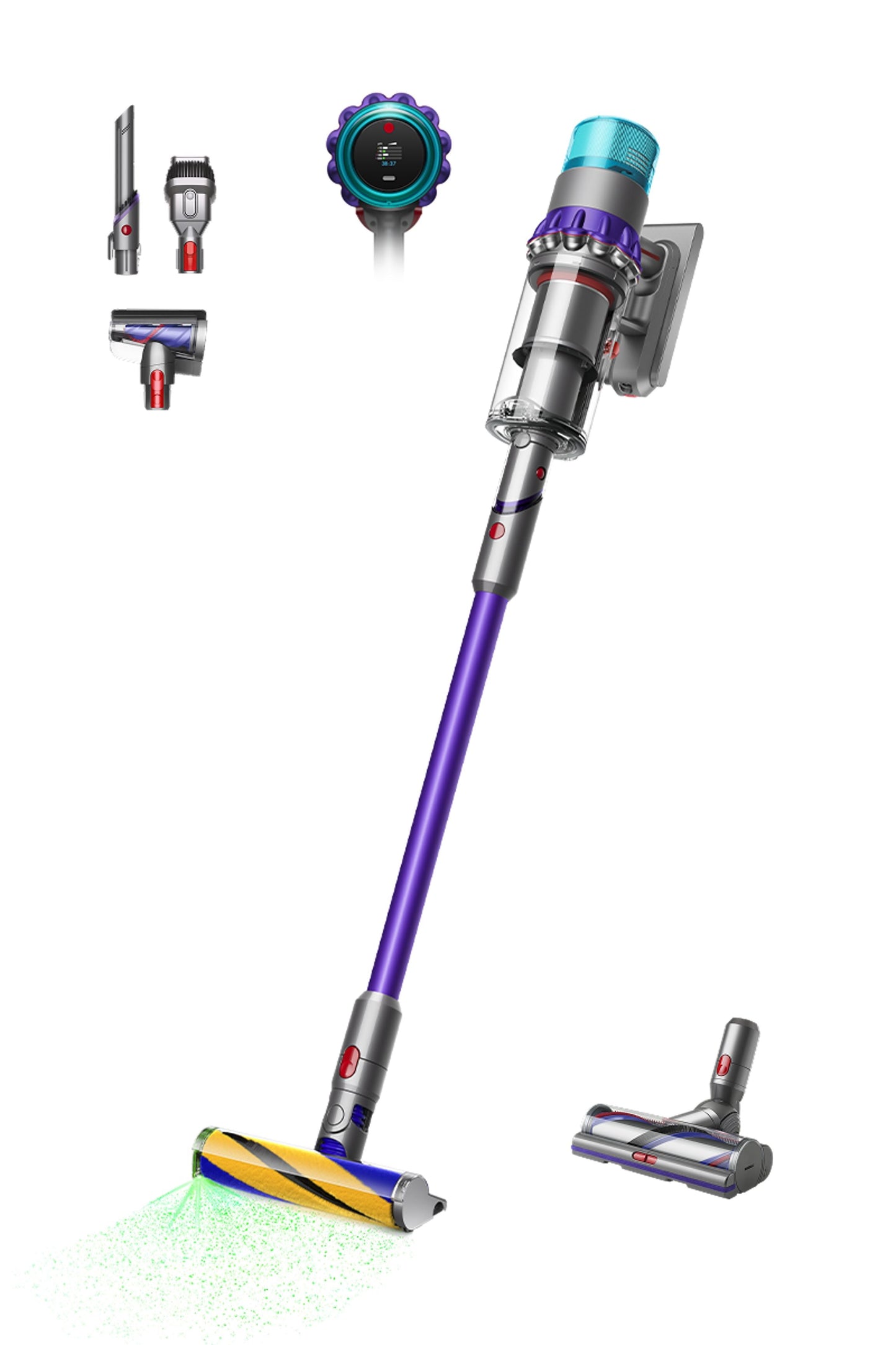 Dyson Gen5detect™ Cordless Vacuum Cleaner – HEPA Filtration, Laser Dust Illumination, Piezo Sensor, LCD Display, De‑Tangling Motorbar™, 70‑Minute Runtime