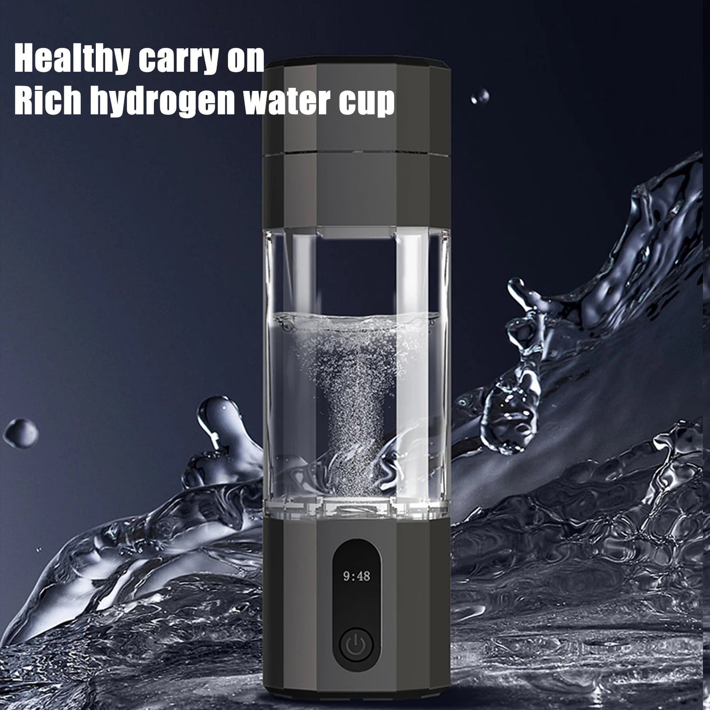 H60  6000PPB  Intelligent Hydrogen Rich Water Cup Portable