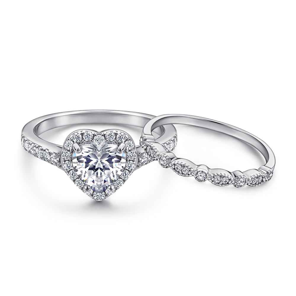 Scarlett Ring Set - Elegant 925 Sterling Silver Jewelry