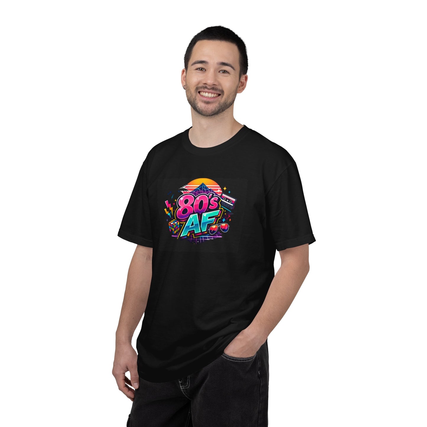 Graphic Tee - Vintage Neon 1980s Graphic Tee