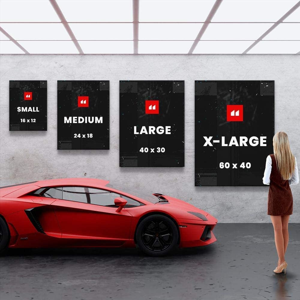 ‘Idols Vs Rivals' Motivational Canvas Art