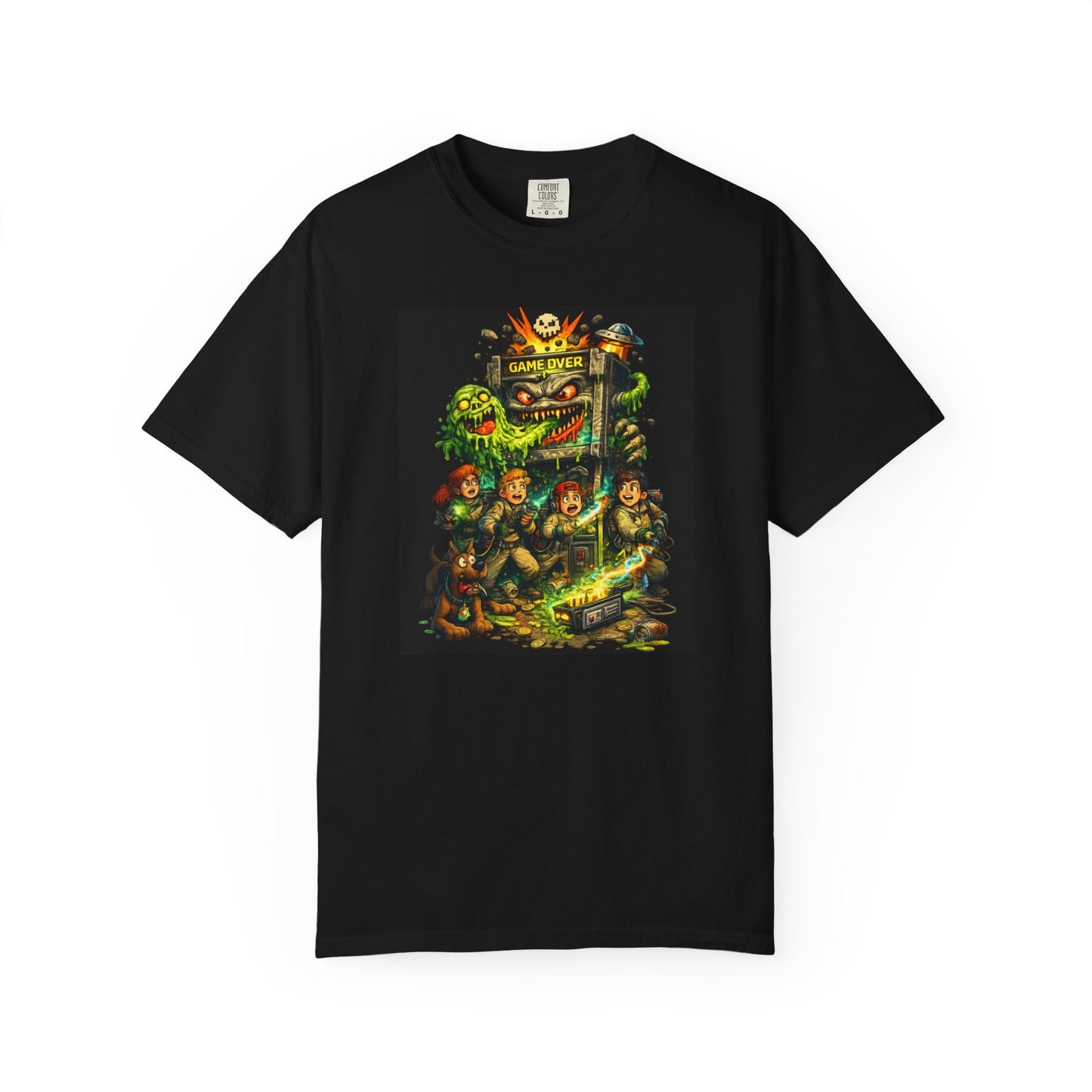Ghost Gamer T-shirt Haunted Gaming Tee for Gamers