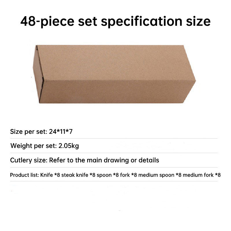 Stainless Steel Cutlery 48 Pcs Set