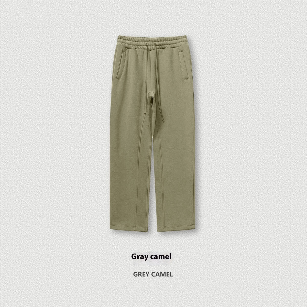 Solid Color Loose Track Pants Velvet Thickened Casual Pants