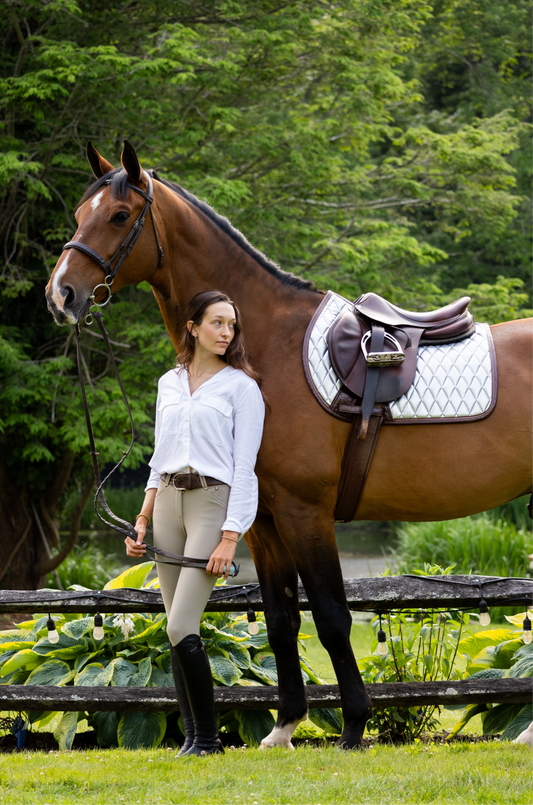 Saddle Pad | Chrome