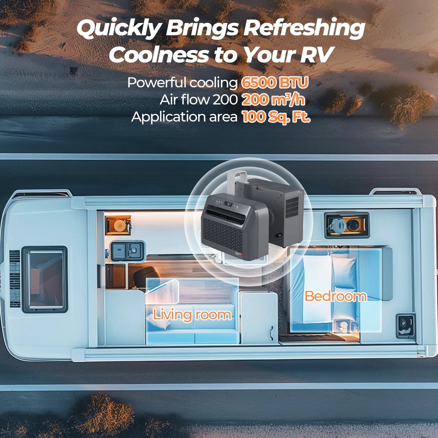 Fogatti InstaCool Go Portable Window Air Conditioner