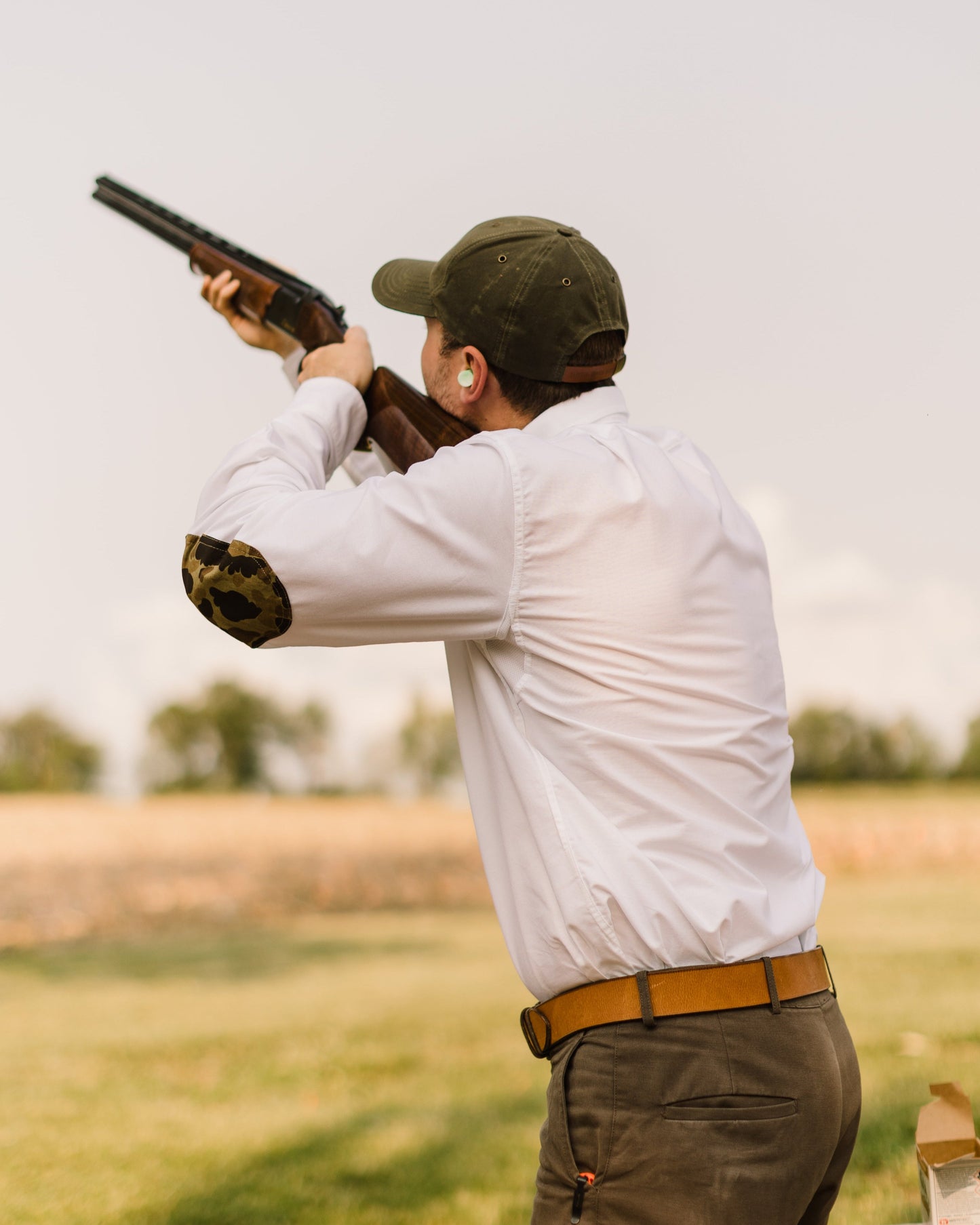Sportsmans Shirt - White/Original Camo