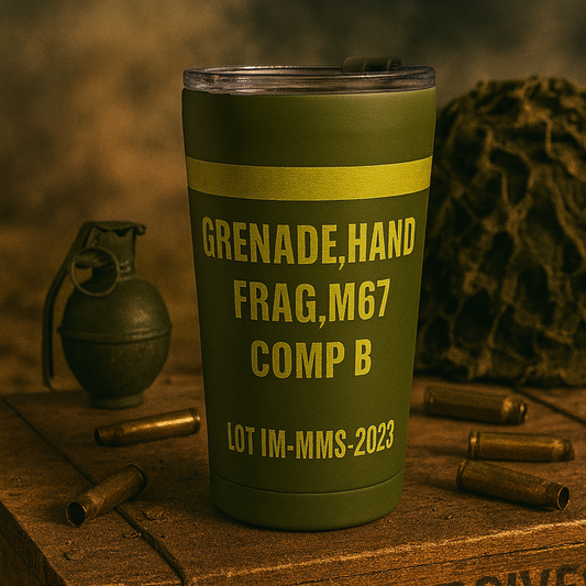14oz Frag Grenade Tumbler