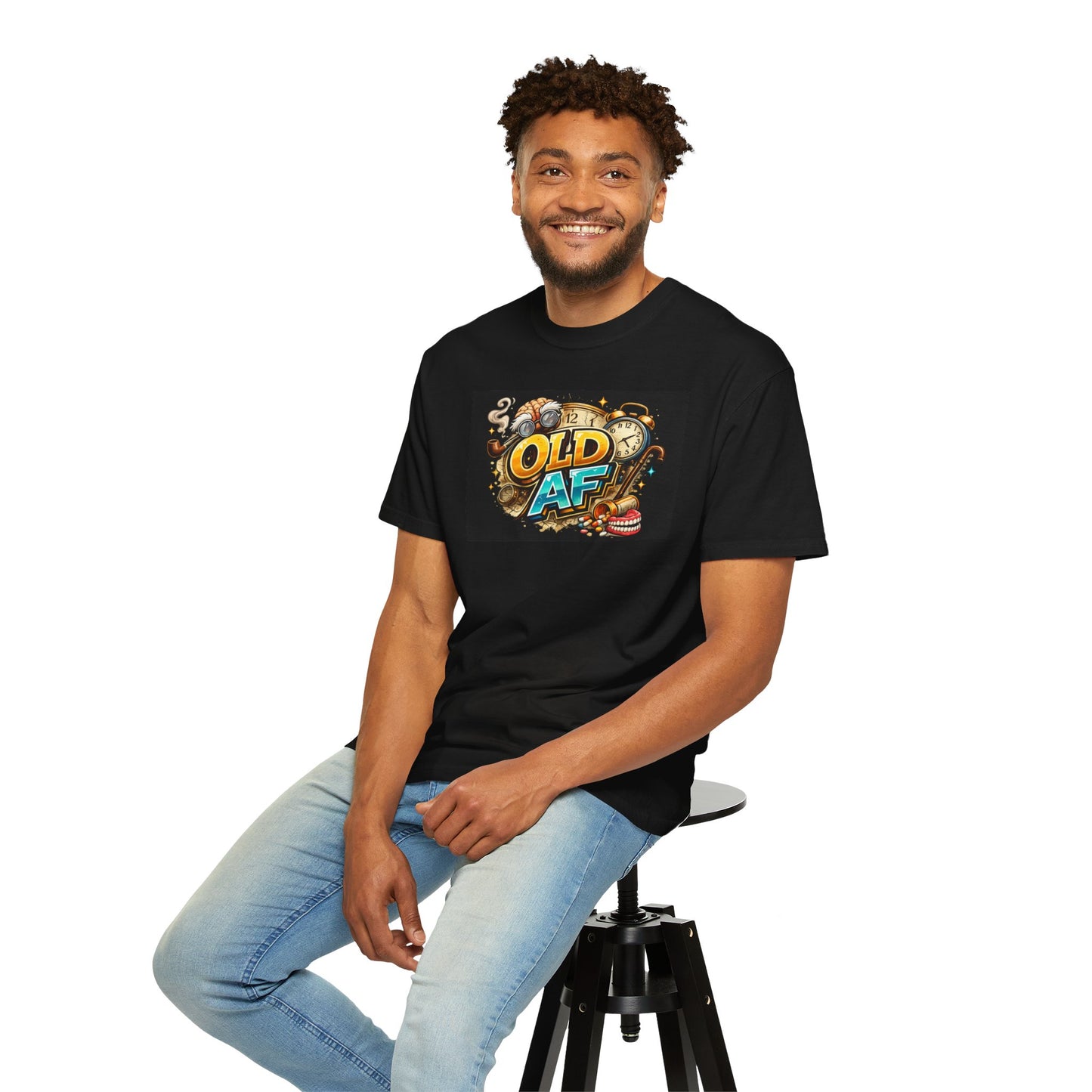 Graphic T-Shirt: Old AF Vintage Style Tee