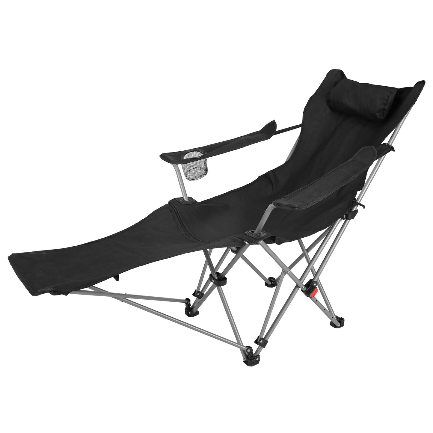 Reclining Camping Chair with Footrest