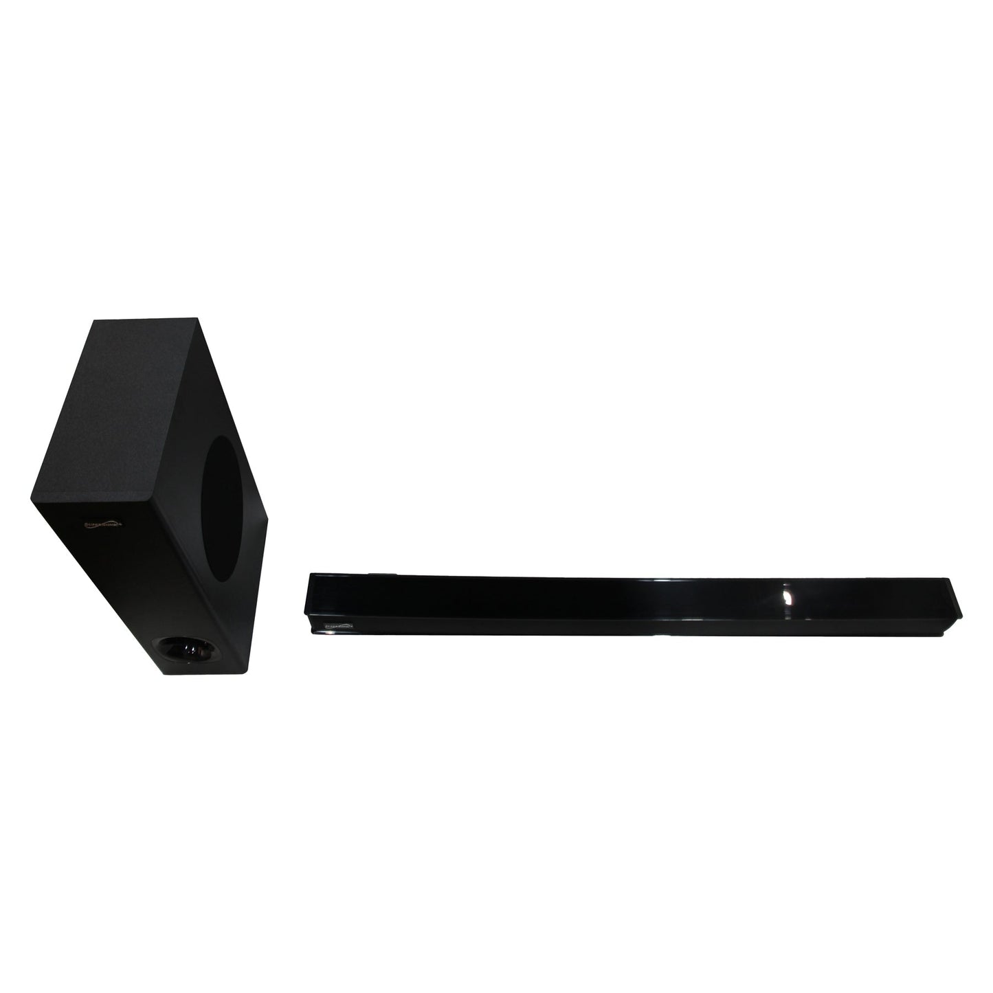 Supersonic 35" Optical Bluetooth Soundbar and Subwoofer with Large LED Display (SC-1422SBW)