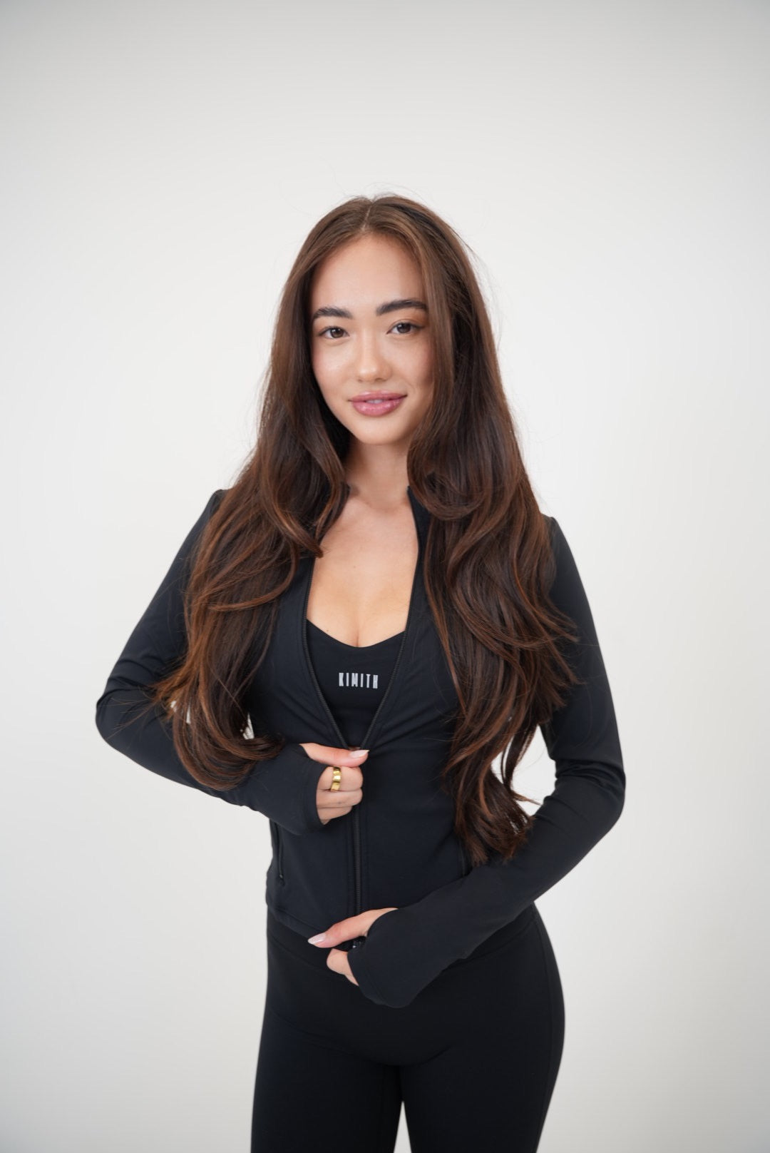 I Live in Luxury Black Sports Bra - Shoponestop.store