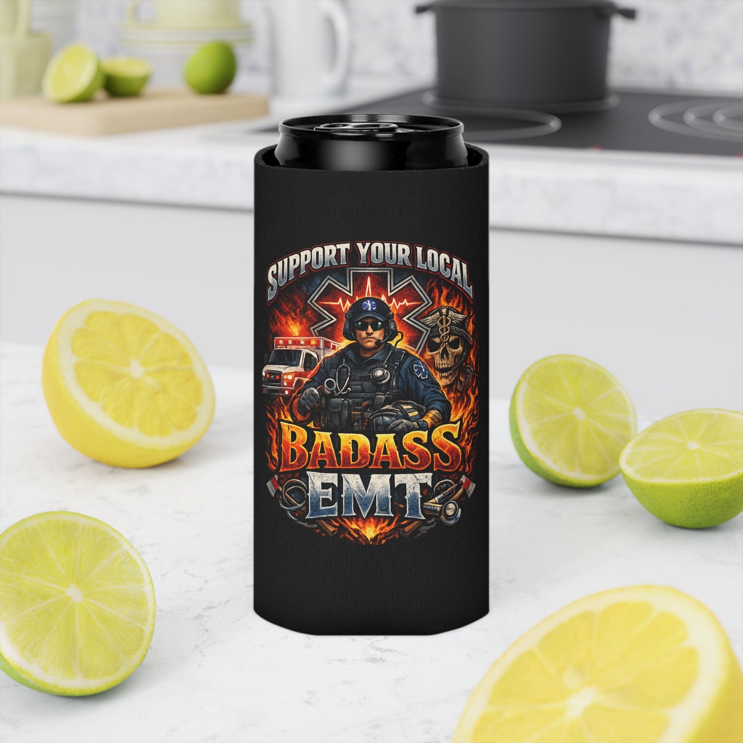 Koozie – EMT Can Cooler to Support Your Local Heroes